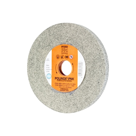 Pferd 6" x 1/2" Convolute Wheel - 1" A.H. - SiC Fine (MW) 7SF 48200